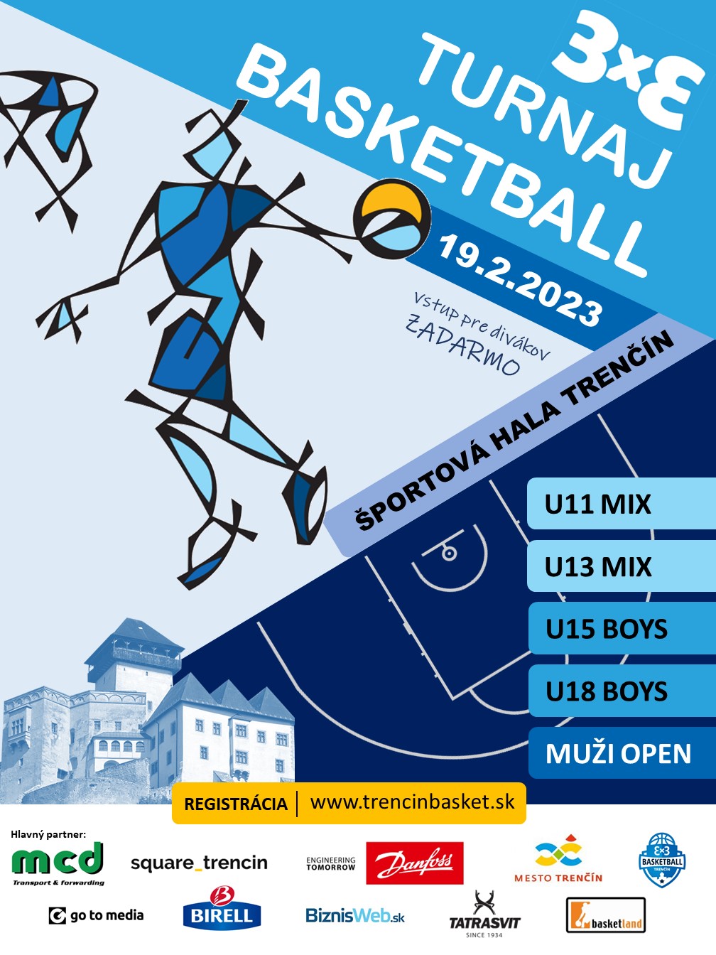 3x3 basketbalový turnaj