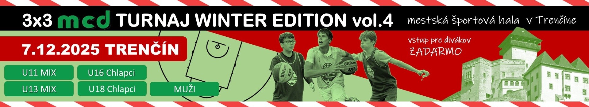 3x3 MCD Turnaj Winter Edition vol.4