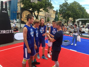 3x3 Basketbalová akadémia Trenčín na turnaji v Handlovej