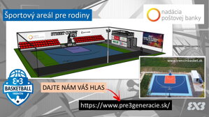 Hlasujte za športový areál pre rodiny