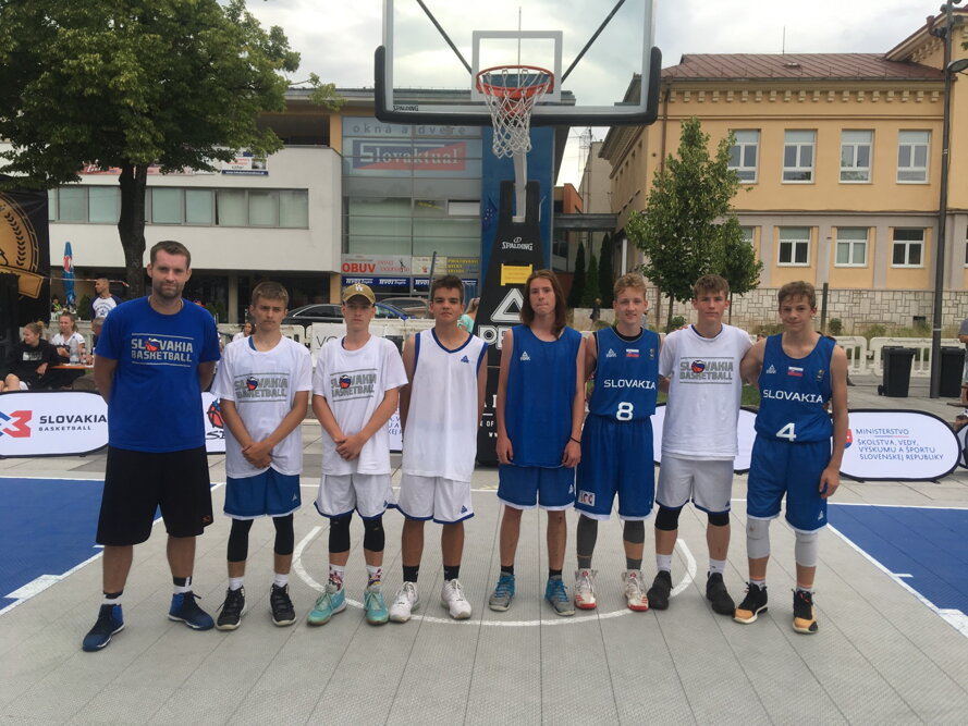 3x3 Akadémia Trenčín na reprezentačnom kempe SR v 3x3 basketbale
