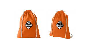Bavlnený batoh 3x3 oranžový