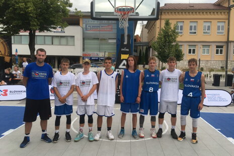 3x3 Akadémia Trenčín na reprezentačnom kempe SR v 3x3 basketbale