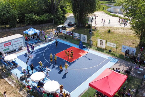 Nedeľný 3x3 turnaj plný atrakcií, 47 zápasov na dvoch ihriskách